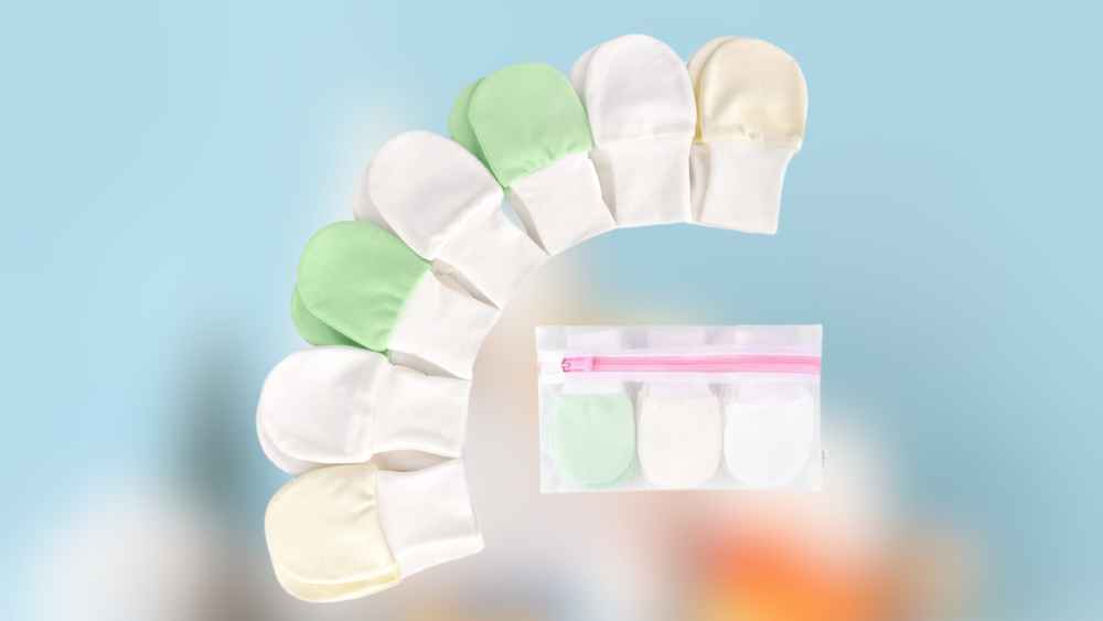Anti Scratch Baby Mittens Pack of 7 Newborn Mitts