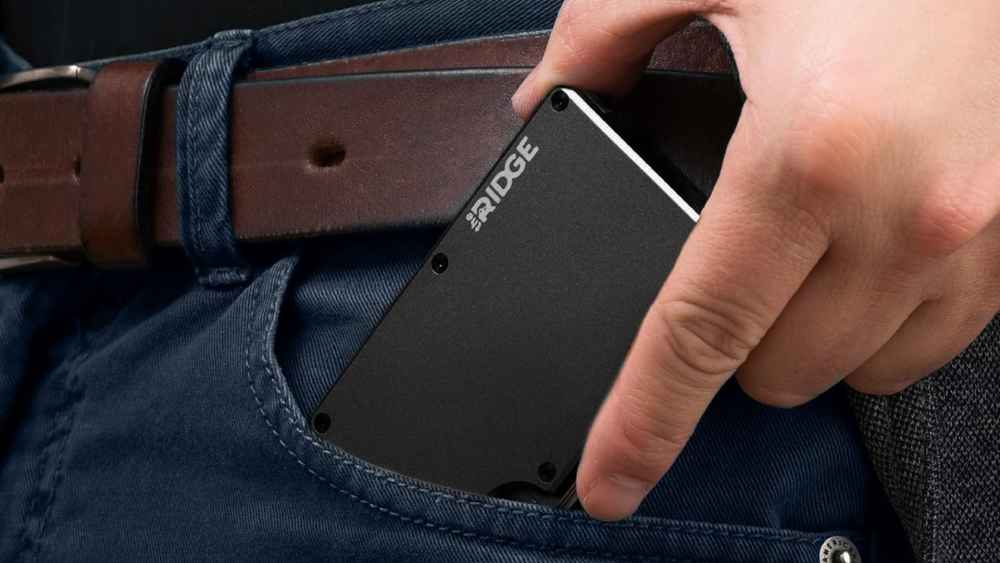 The Ridge Minimalist Slim Wallet RFID Blocking
