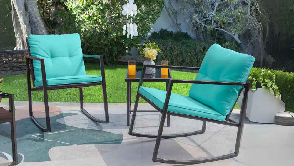 Three-Piece Stainless steel Patio Set