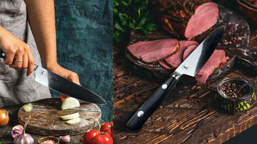 Damascus 8 inch Steel Kitchen Chef Knife