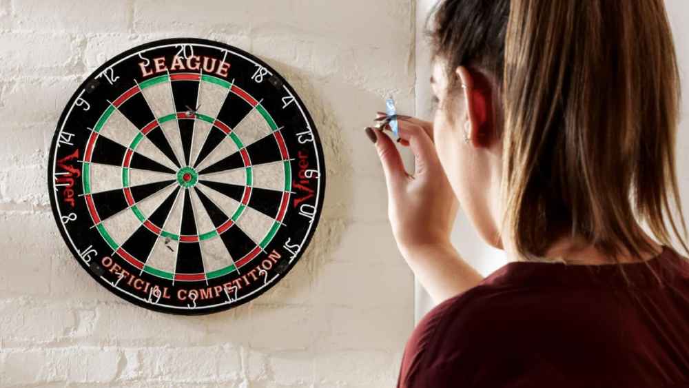 Bristle Steel Tip Dartboard Pro Regulation Darts Scoreboard