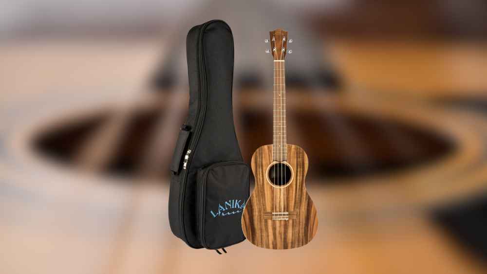 Ukulele Instrument Solid Top Acacia And GIG Bag