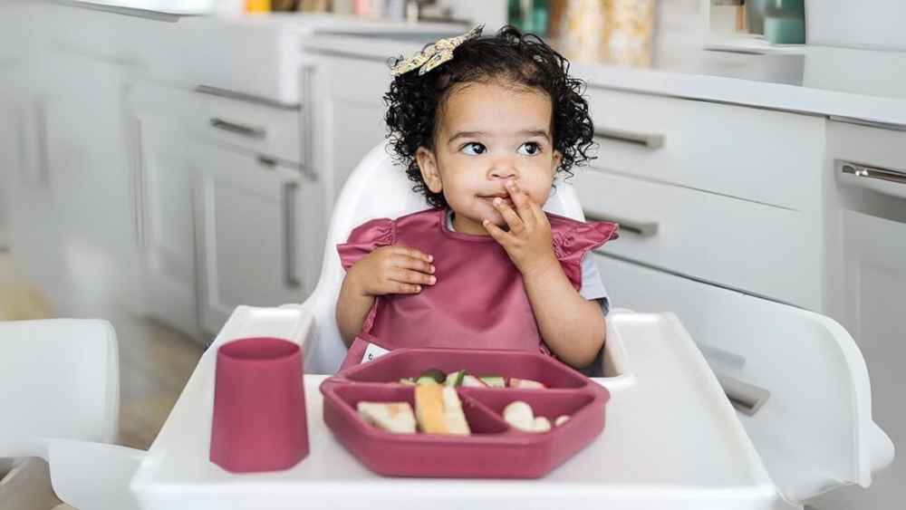 Baby Bib With Food Catcher Mess Proof Waterproof