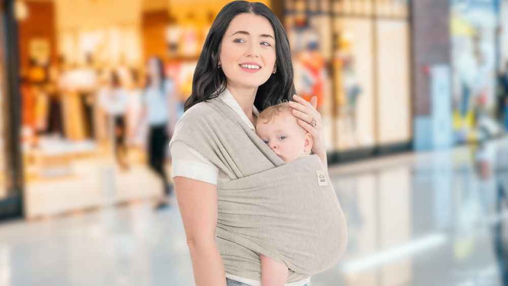 Baby Wrap Infant Carrier Sling Lightweight Breathable