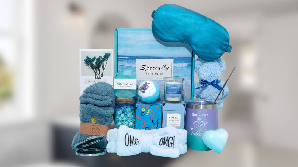 Luxury bath and body relaxation gift set
