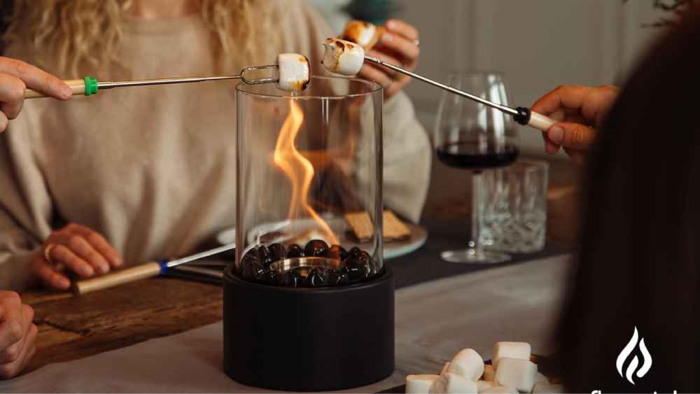 Tabletop Fireplace Portable Indoor Outdoor Fire Pit