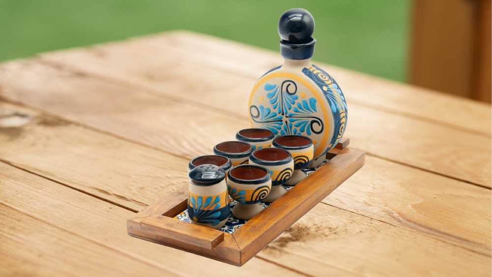 Handmade Colorful Tequila Decanter