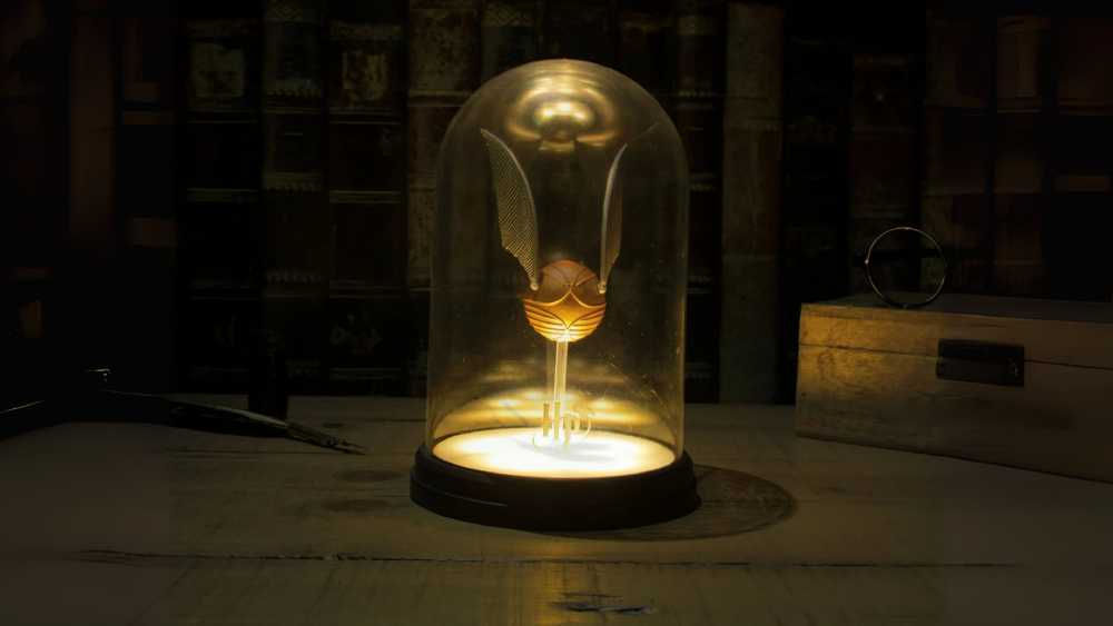 Golden Snitch themed decorative LED light