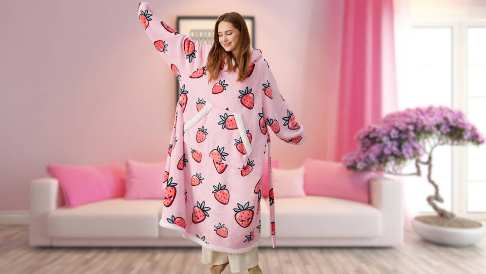 Comfortable and Cozy Oversized Wearable Blanket