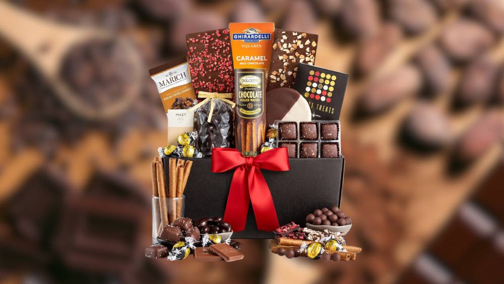 Sophisticated collection of gourmet chocolates