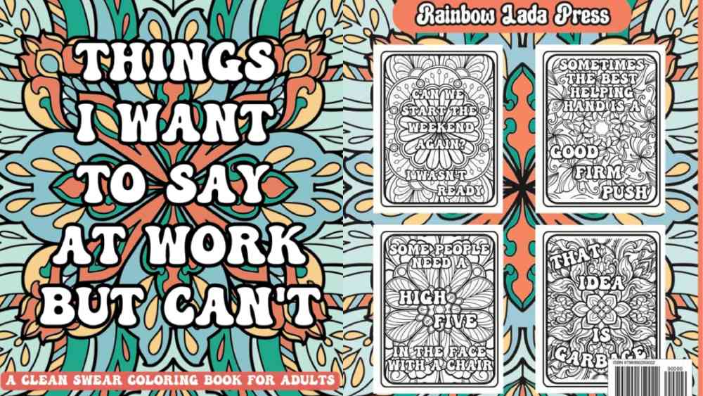 Coloring book for adults sarcastic gift