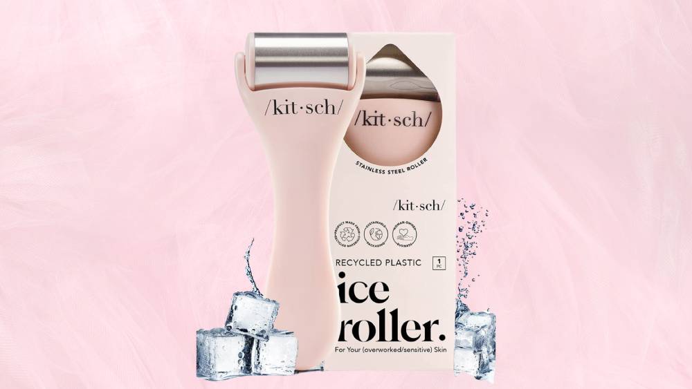 Face ice roller skincare routine