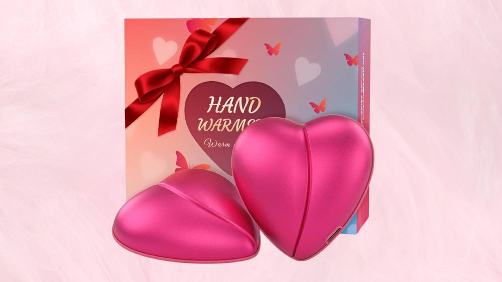 Heart shaped rechargeable hand warmer