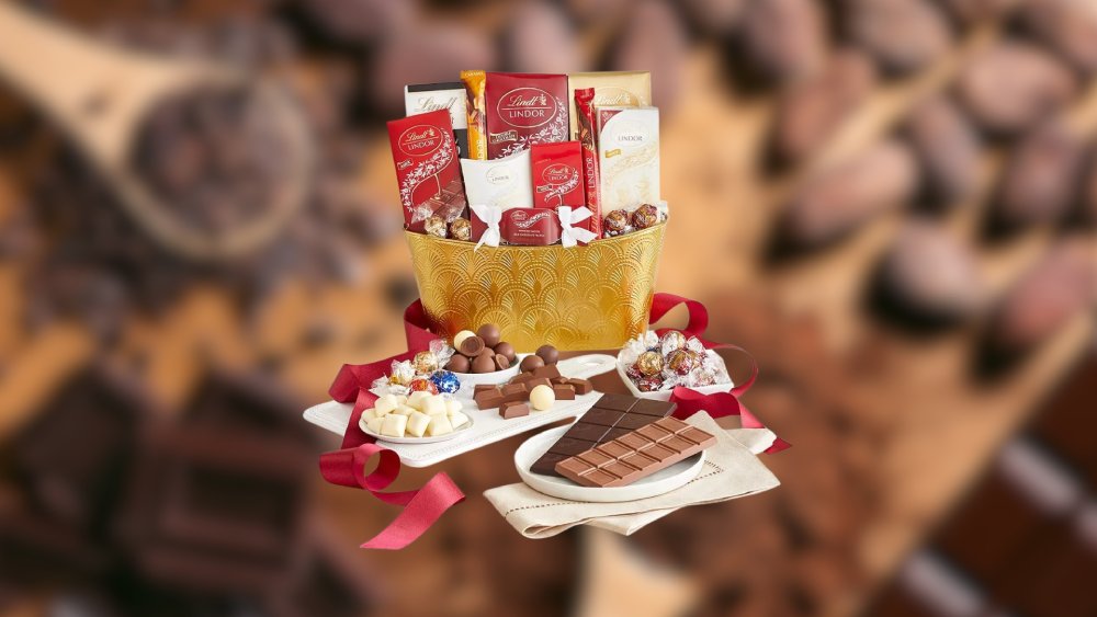 Grande luxury chocolate basket with premium selections.