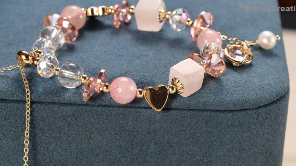 Natural Rose Quartz Bracelet