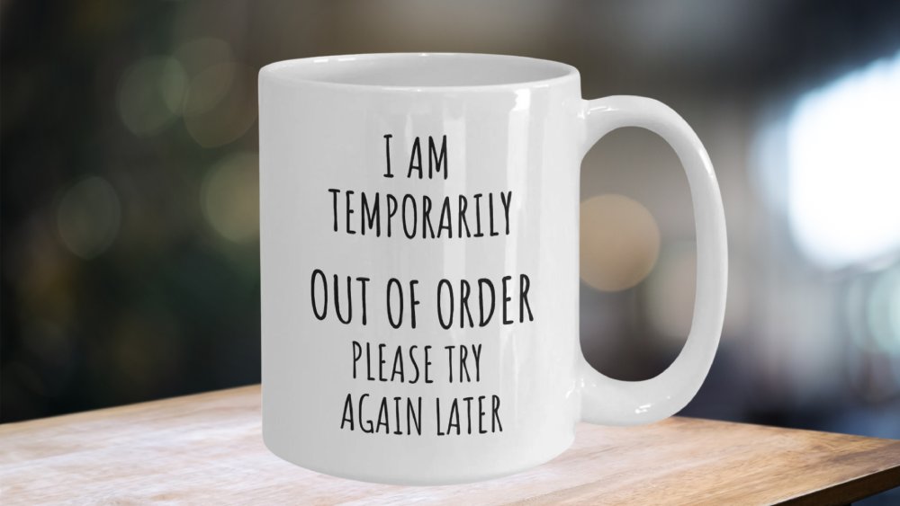 Hilarious mug with funny print