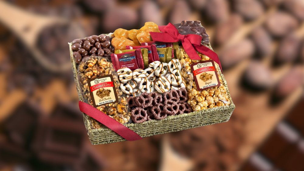 Luxurious collection of rich chocolates