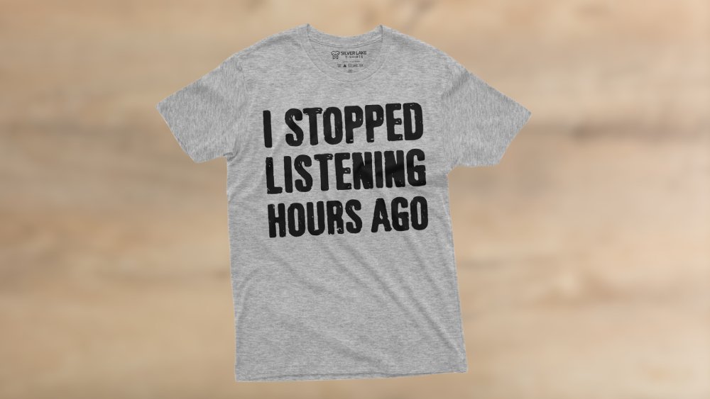 Sarcastic shirt with funny words