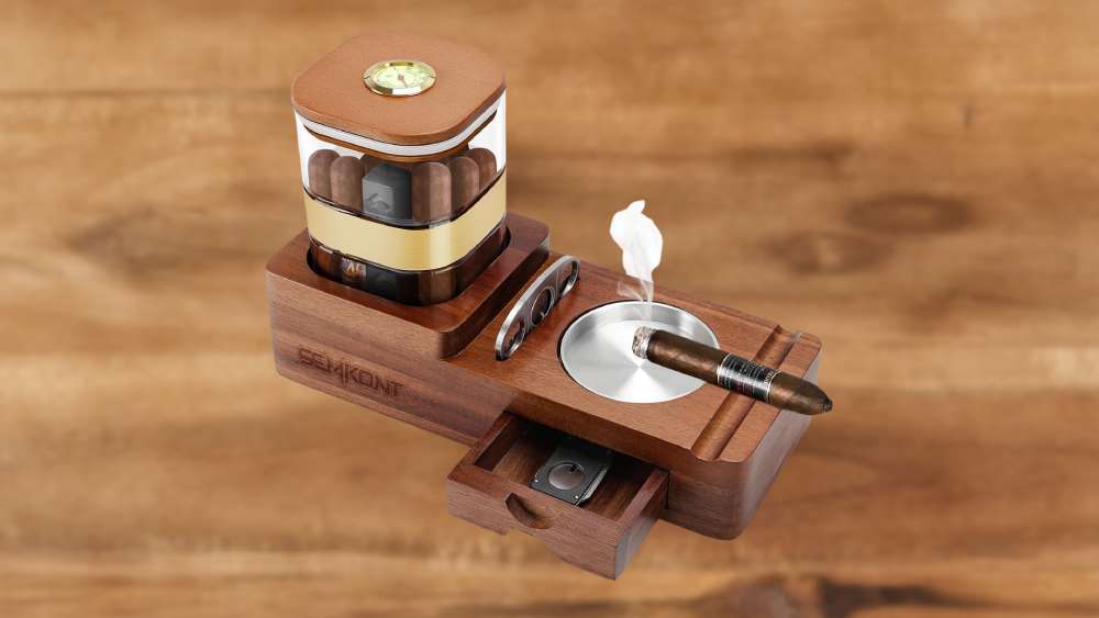 Wooden humidor tray Gifts for Cigar Lovers