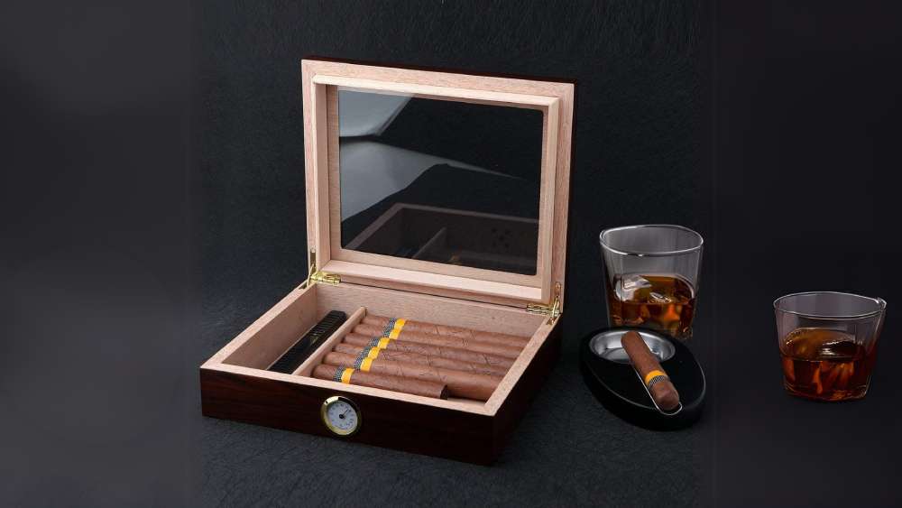 Handmade cigar box Gifts for Cigar Lovers