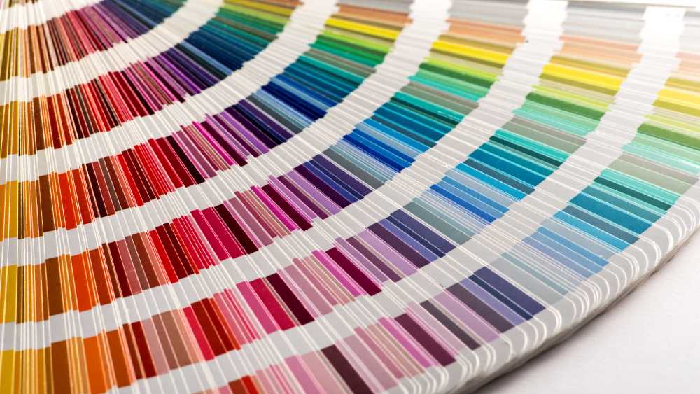 Color chart for choosing right colors