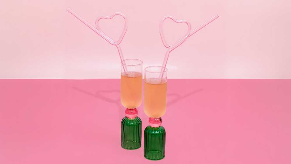Cute cocktail glass colorful