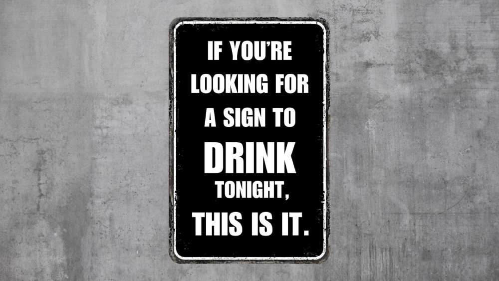 Man cave sign