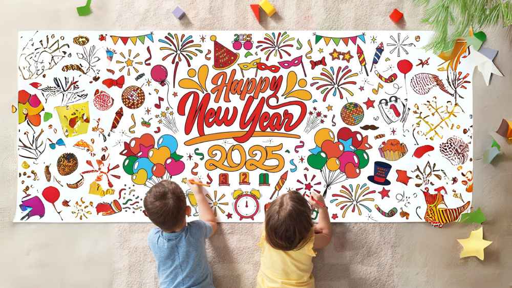Coloring poster 2025
