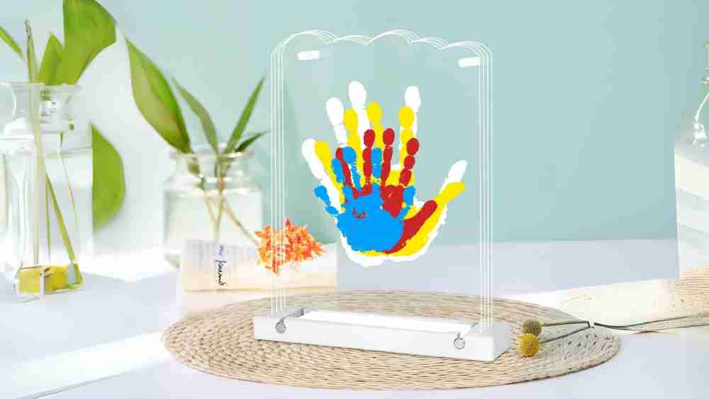 Hand print kit with night light
