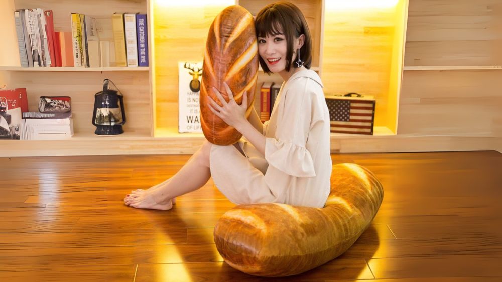 Bread pillow funny pillow