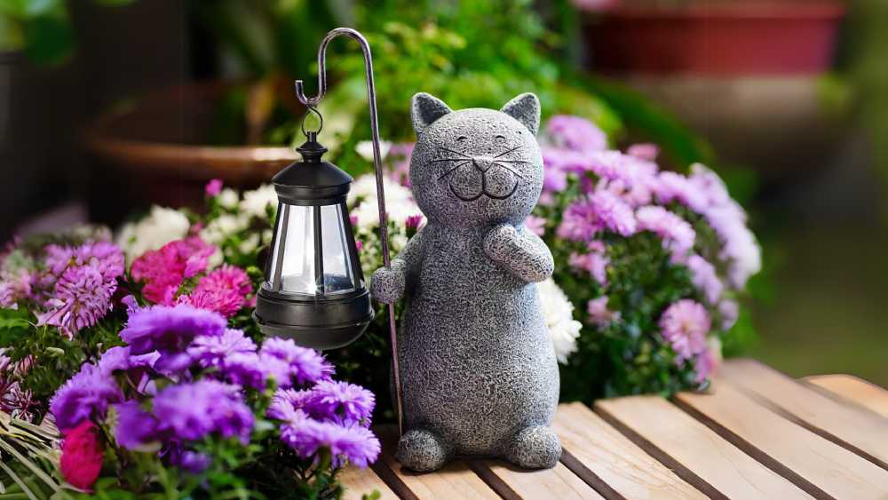 Cat solar Garden lights