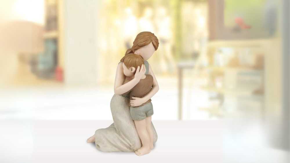 Mother and Son figurine