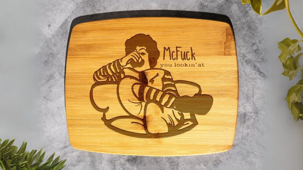 Funny mcdo cutting board Funny Gifts
