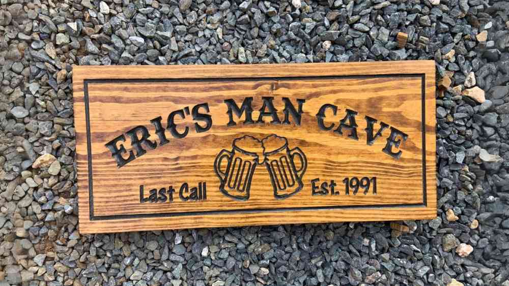 High quality wood sign