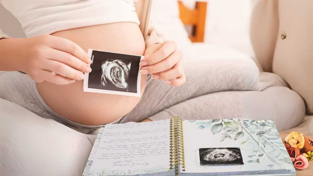 Pregnancy journal woth stickers