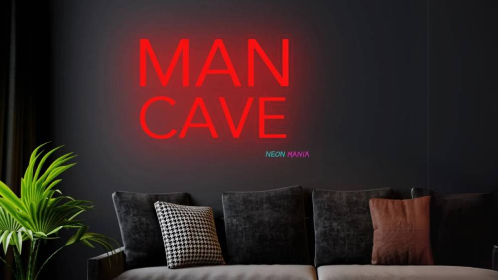 Led man cave LED sign