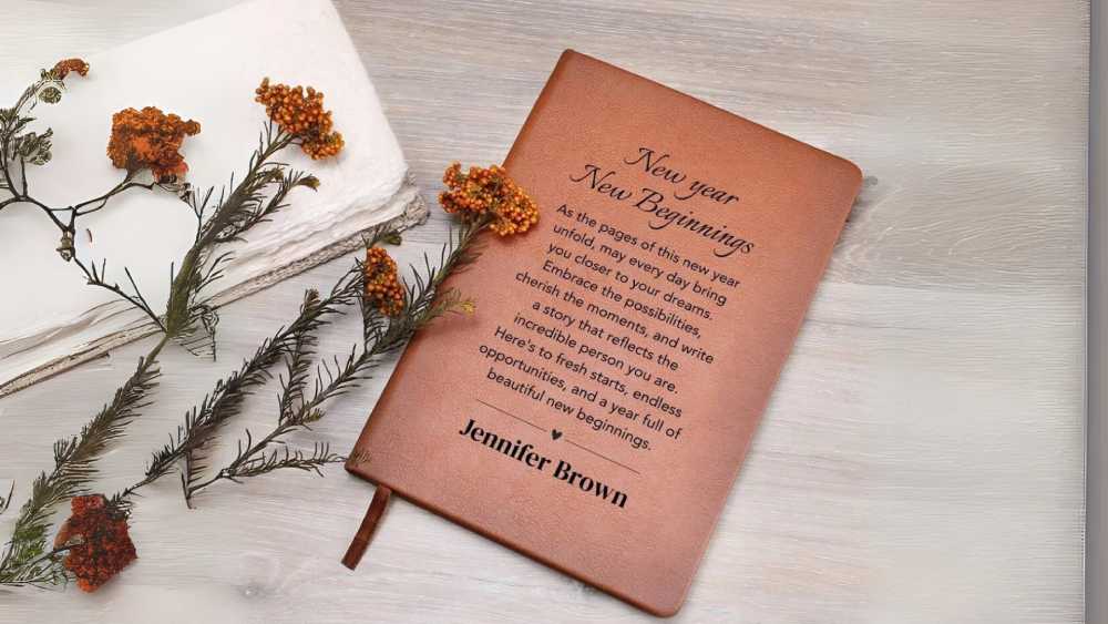 Personalized New Year Journal