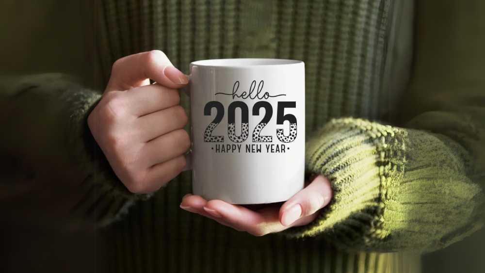 New Year Ceramic Mug