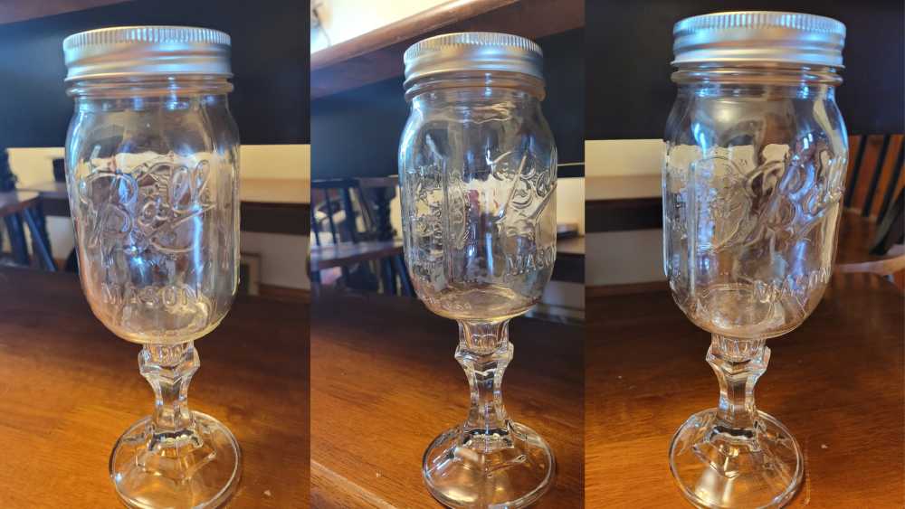 Glass pint design funny