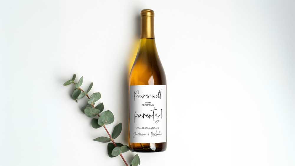 Customizable winr sticker label