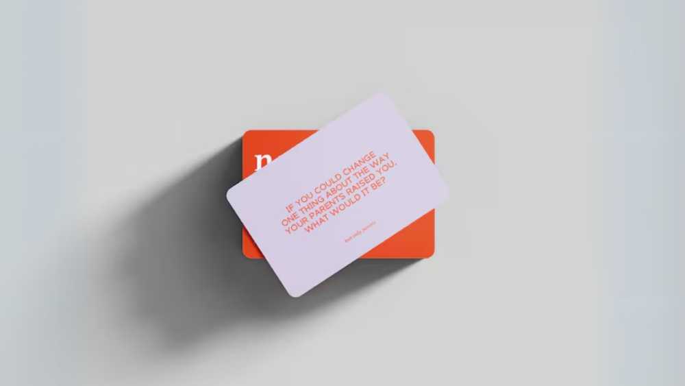 Conversational cardfor new parents