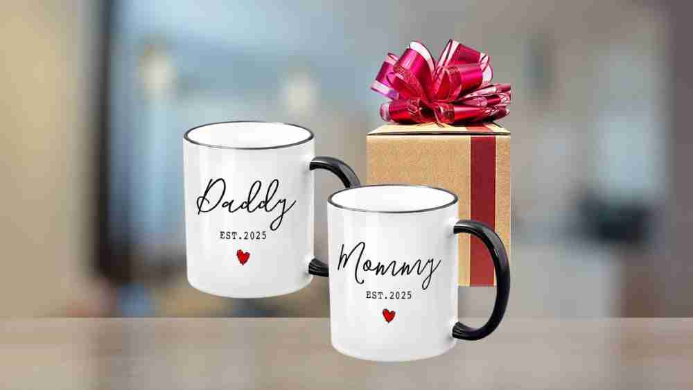 Daddy and Mommy mug Gift Ideas for First Time Parents