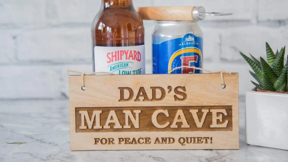 Man cave wood design