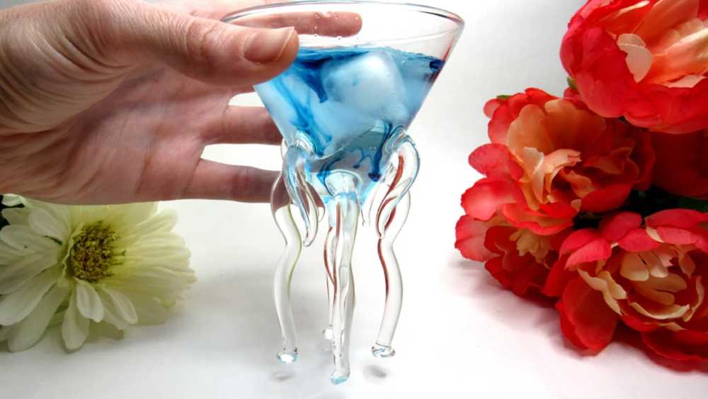 Quirky jellyfish glass