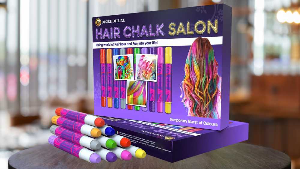 Hair chalk for kids
