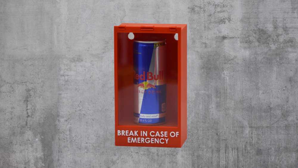 Wall display break glass kit