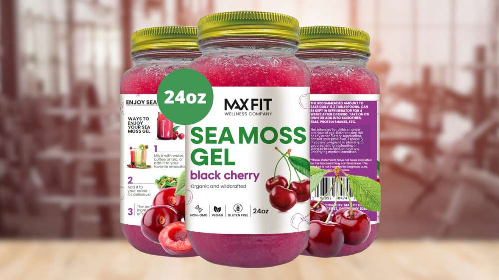 Sea moss Gel black cherry
