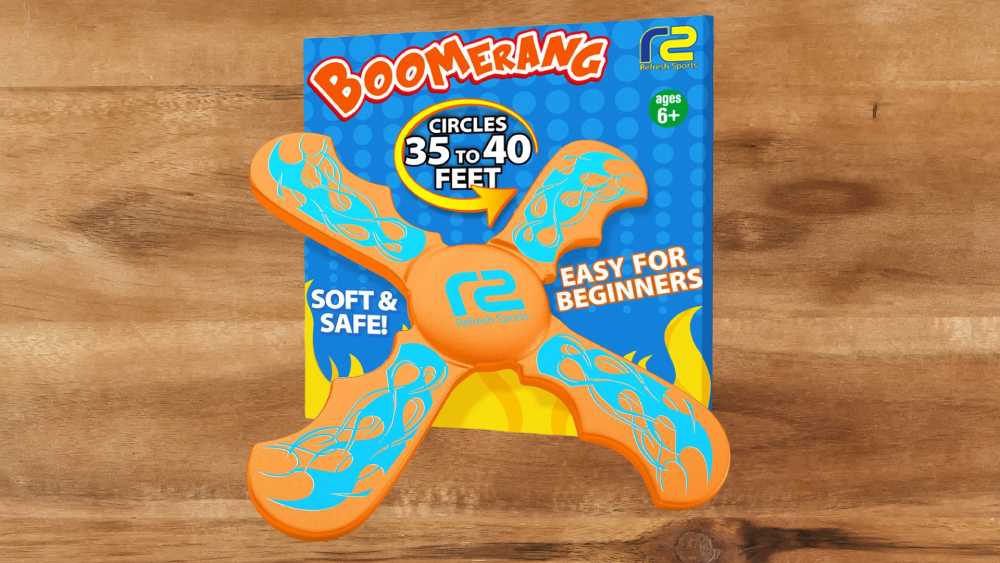 Boomerang toy for kids foam design