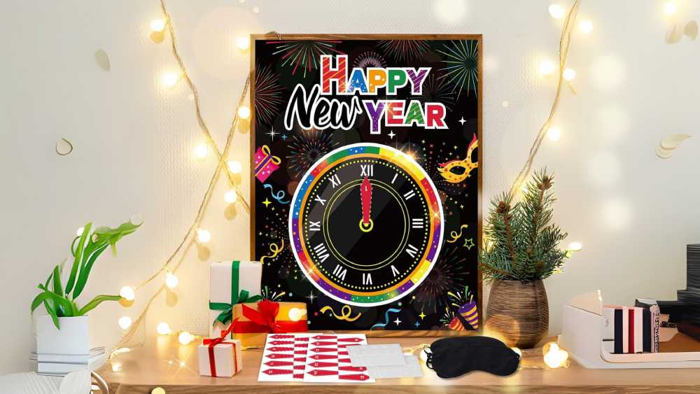 Colorful new year's eve games