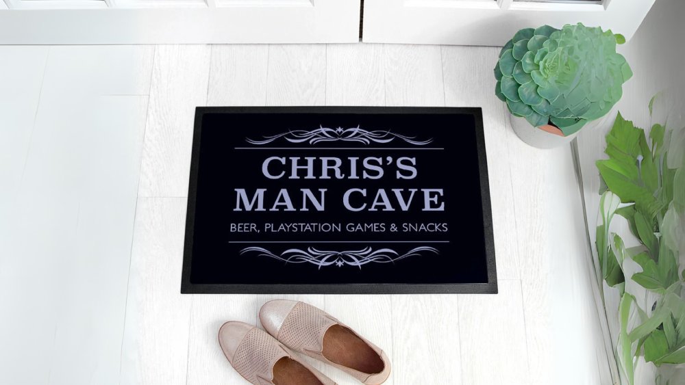 Custom man cave doormat
